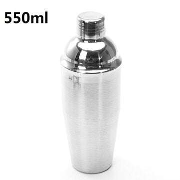 550ml/750ml Stainless Steel Cocktail Shaker Boston Shaker Bartender (CAPACITY: 550ML)