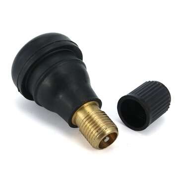 5Pcs Universal TR412 Snap-in Car Tubeless Tyre Valve Stems Rubber Copper Vacuum Tire Air Valve for A
