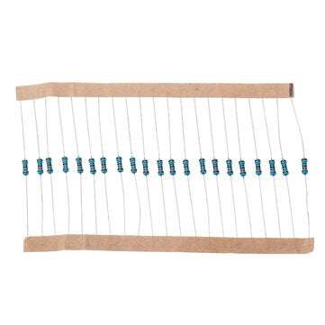 480Pcs 100K-910K Five-color Ring Resistance Metal Film Resistance Package 1% Precision
