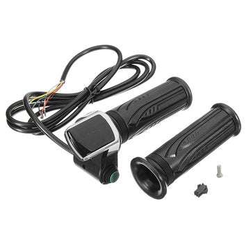 7/8 inch 24V/36V/48V LED Handlebar Grips Speed Adjustable For Mountain Electric Bi... (VOLTAGE: 36V)