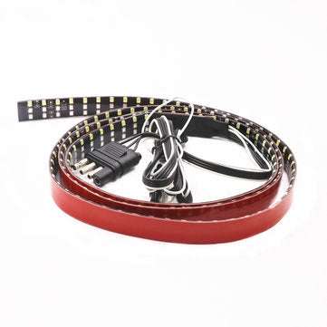 60Inch Flowing LED Tailgate Light Bar Flexible Silicone Light Strip Turn Signal Brake Tail Lamp IP68