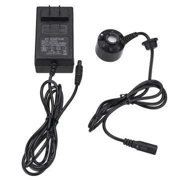 6 LED Color Changing Mini Mist Maker Fogger Water Fountain Pond Fog Machine Atomizer Air Humidifier