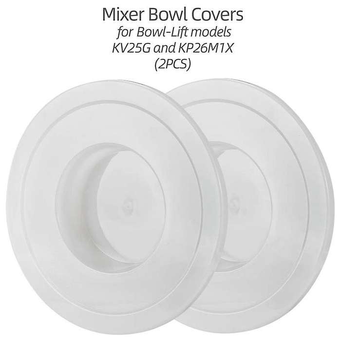 (2Pack)- Mixers Bowl Covers for 6 Quart Bowl Fermentation Lid -Lift Models KV25G and KP26M1X