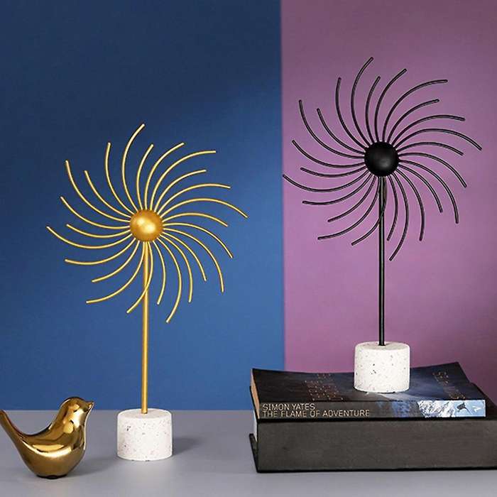 (1Pcs) Windmill Model Iron Decoration, Room Ornaments, Living Room Counter Decoration, Model Decorat