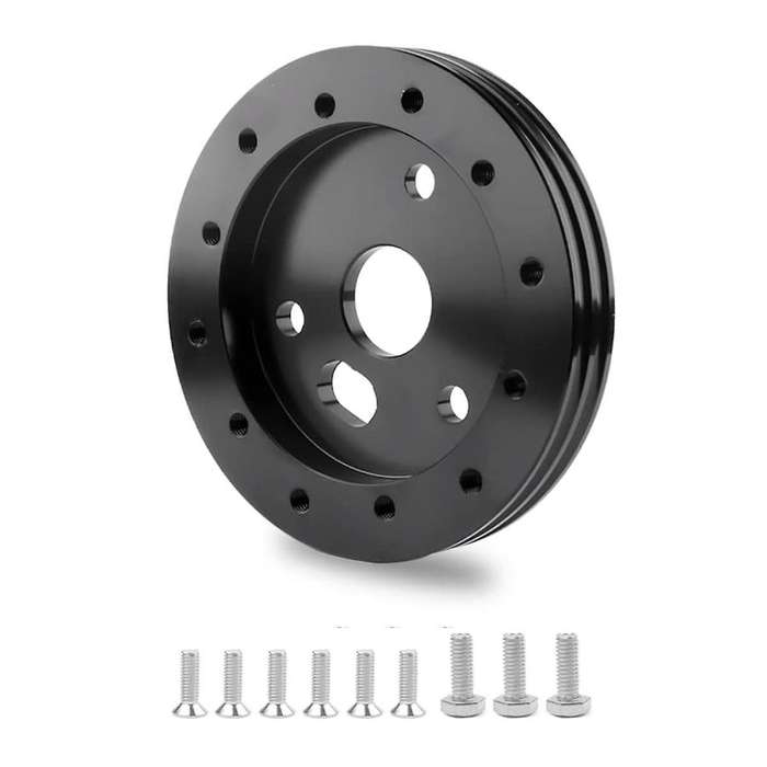 0.5Inch Steering Wheel Hub Adapter Conversion Spacer -for 6 Hole to 3 Hole Steering Wheel Adapter -