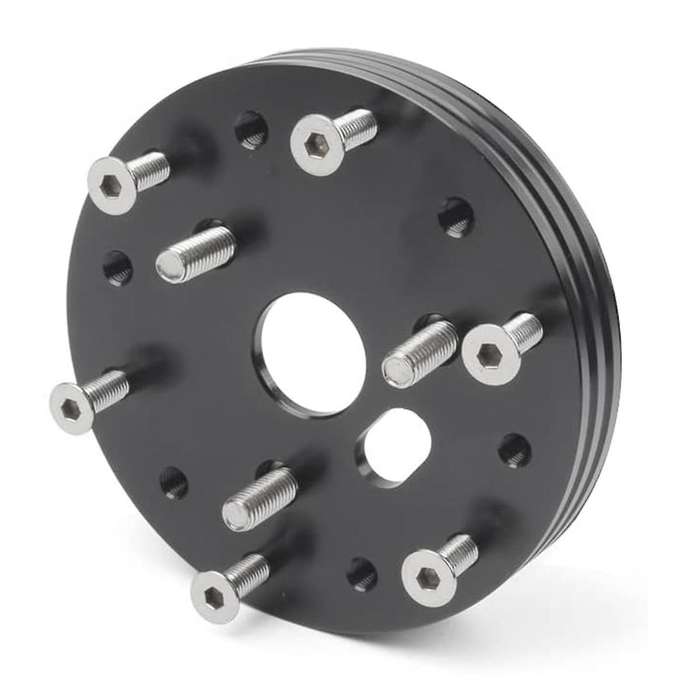 0.5Inch Steering Wheel Hub Adapter Conversion Spacer -for 6 Hole to 3 Hole Steering Wheel Adapter -