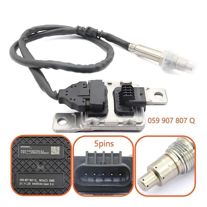 059907807Q Nitrogen Oxide Sensor for 4LB 3.0 TDI 2010-2015 NOx Sensor 059907807R 059907807S