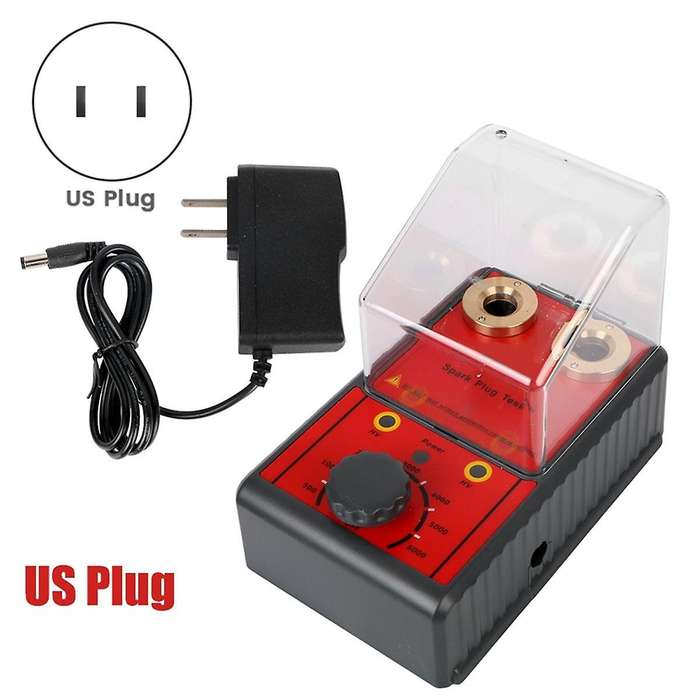 0-6000rpm 12v Spark Plug Tester Diagnostic Tool Analyzer Ignition System Test Motorcycle Truck Gasol