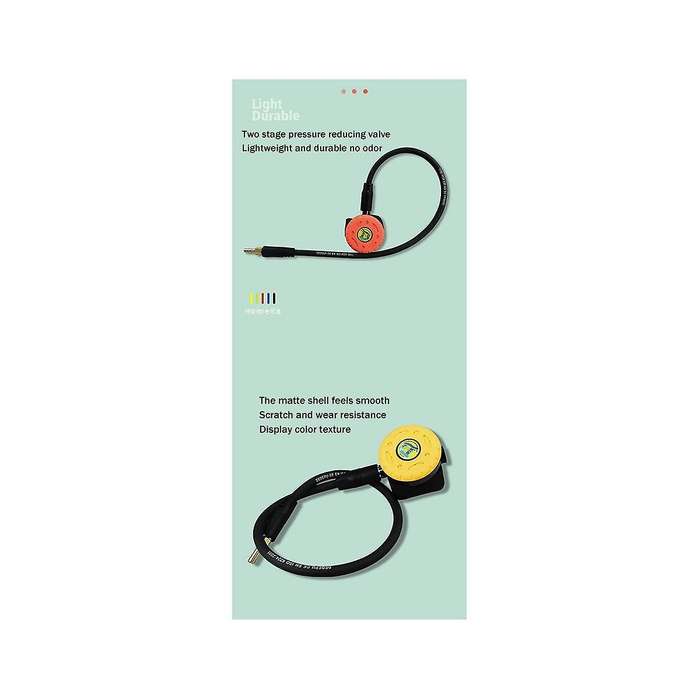 1 Diving Breathing Regulator Diving Secondary Head Breathing Valve Decompression Valve Diving Resp