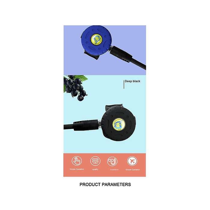 1 Diving Breathing Regulator Diving Secondary Head Breathing Valve Decompression Valve Diving Resp