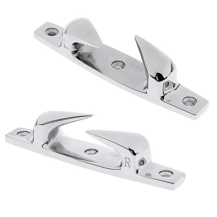 1 Pair 119Mm Marine Boat Bow Cleat Chock Yacht Deck Mooring Rope Cleat 316 Stainless Steel