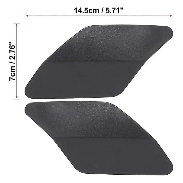 1 Pair 51117422903 51117422904 Car Headlight Washer Nozzle Cover for X5 F15 F16 2015-2019