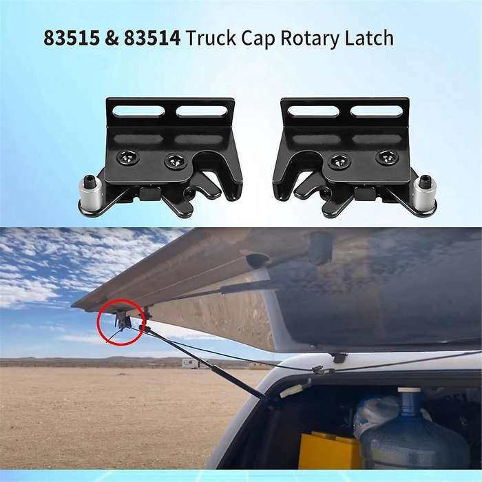 1 Pair 83515 & 83514 Truck Cap Rotary Latch for Leer 100XL/XR/XQ/180XL 700 Tonneau