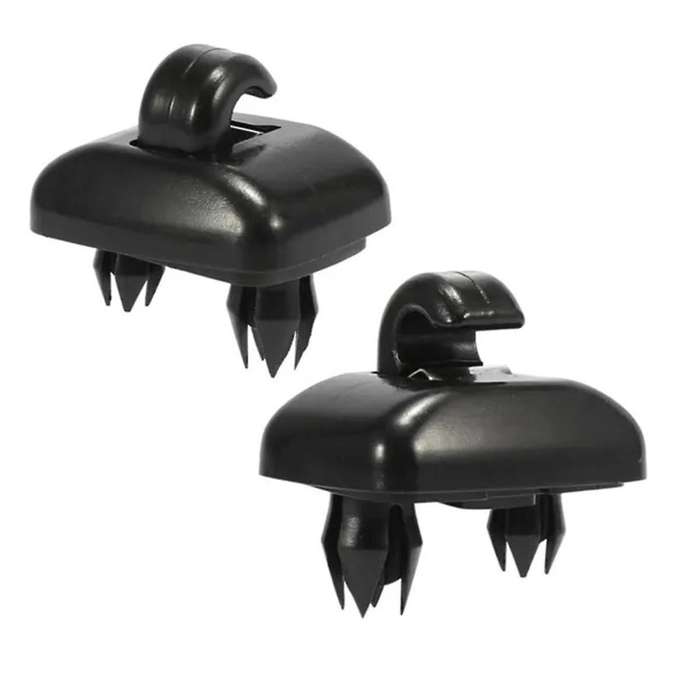 1 Pair Auto Black Sun Visor Buckle Hook Internal Bracket 8U0857562A 8E0857561 for A3 A4L A5 A6L Q5 Q