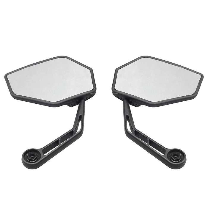 1 Pair Bicycle Mirror Safe Bike Rear View Mirror 360Rotating Bar End Mirror for Mountain Bike Handle