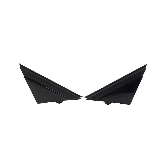 1 Pair Bright Black Rear View Mirror Triangle Mirror Decorative Plate 1SH17KX7AA 1SH16KX7AA for 2012