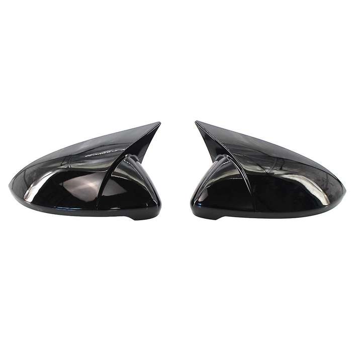 1 Pair Boat Mirror Cover Side Wing Rear View Mirror Case Covers Bright Black for GOLF 7 MK7 7.5 GT I