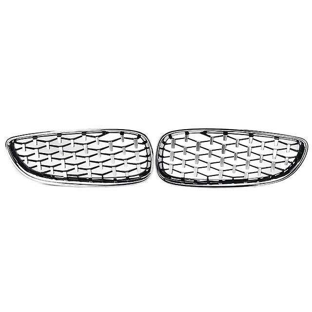 1 Pair Car Decoration Front Bumper Diamond Grille Kidney Grill for - Z4 E89 2009-2016