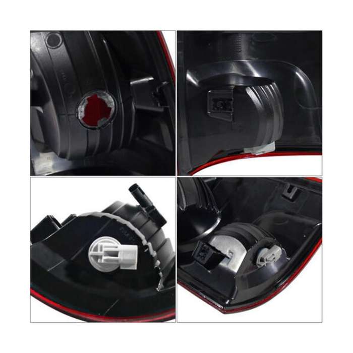 1 Pair Car Halogen Tail Lamp Assembly LH+RH for RAM Rear Brake Light 55277415AB/C/D/F 55277414AC/D/