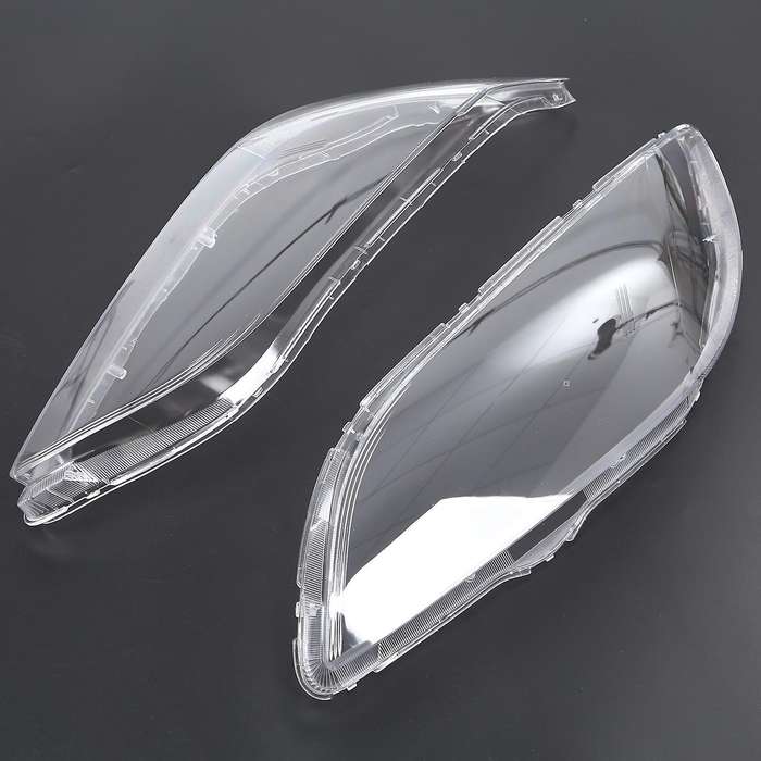 1 Pair Car Left & Right Front Headlight Cover Waterproof Clear Headlight Lens Shell Cover, for 3 20