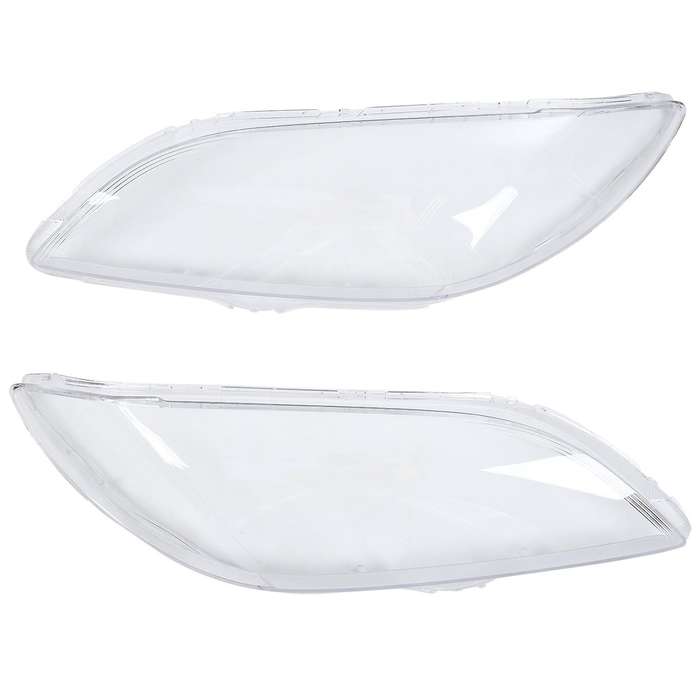 1 Pair Car Left & Right Front Headlight Cover Waterproof Clear Headlight Lens Shell Cover, for 3 20