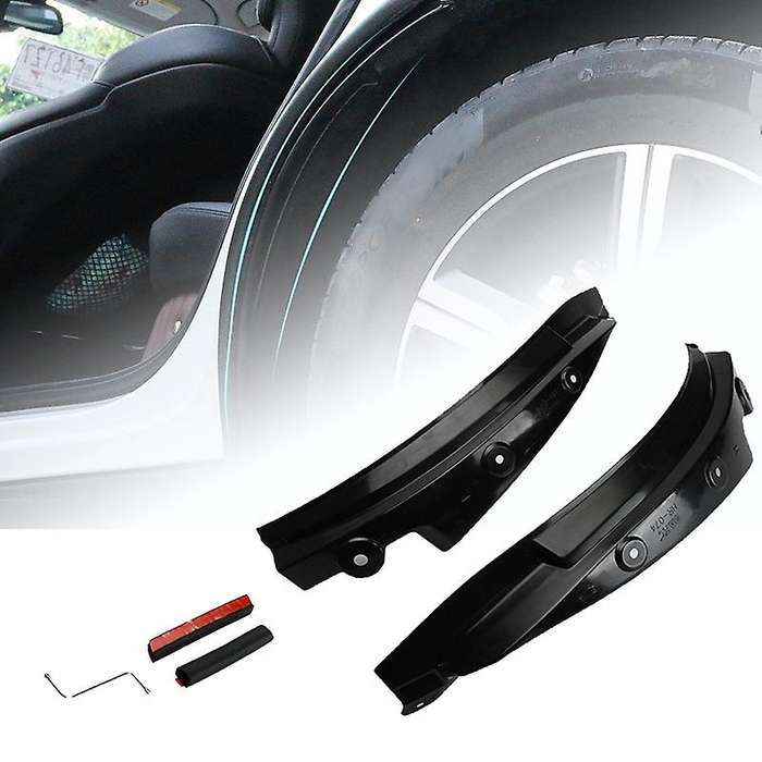 1 Pair Car Mudguards Flare Splash Guards for Xc60 2018-2019 Mud Flaps with Installation Tool Unpain