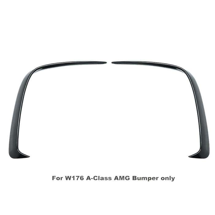1 Pair Car Rear Bumper Splitter Spoilers Canard for for W176 A200 A250 A45 AMG 2013-2016