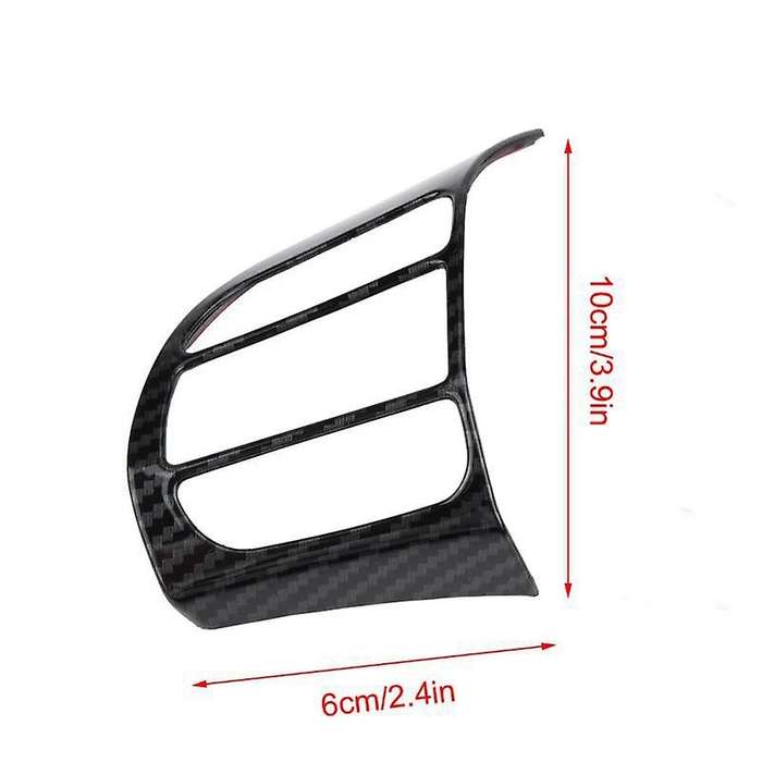 1 Pair Car Steering Wheel Cover Frame Trim Insert Sticker for Encino 2017-2020 SUV Silver