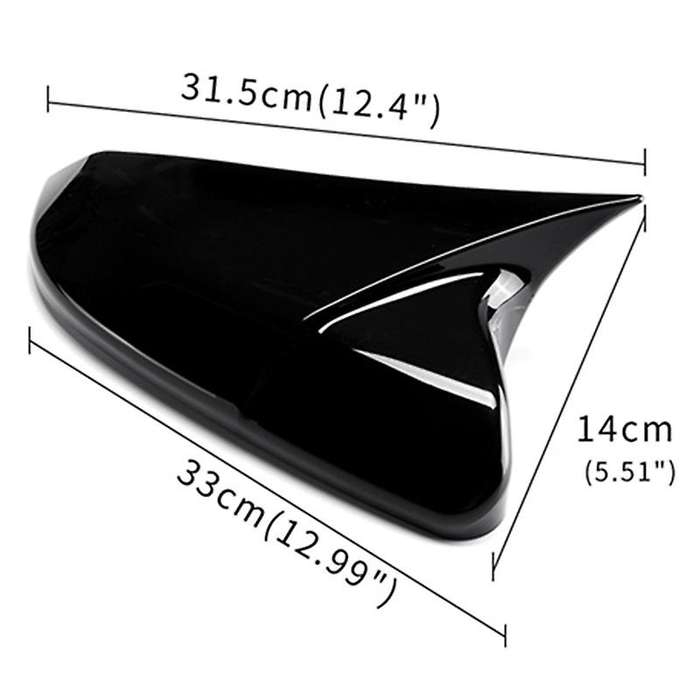 1 Pair Carbon Look Car Side Review Mirror Cover Cap Accessories for 10Th 2016 2017 2018 2019 2019 20