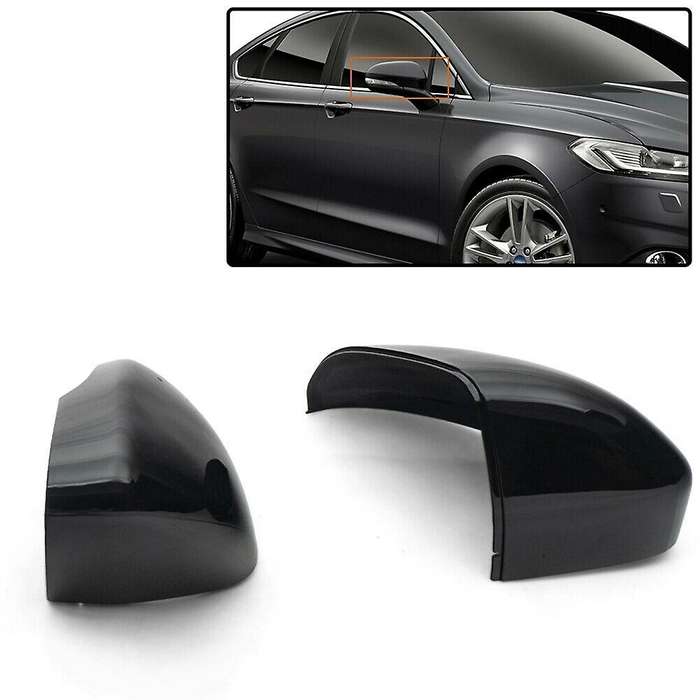 1 Pair Driver & Passenger Side Side Rearview Mirror Cover Cap for Mondeo 2013-2020