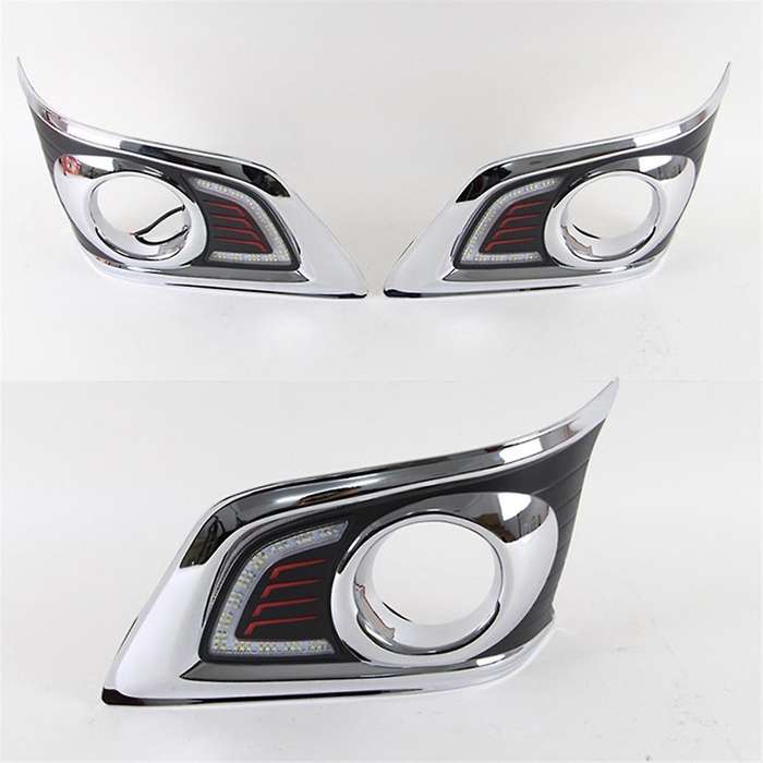 1 Pair DRL Daytime Running Light Fog Lamp 12V for CHAMP 2012 2013 2014