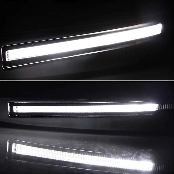 1 Pair for XF 2008-2012 12V LED Front Fog Lights DRL Daytime Running Lights with Harness