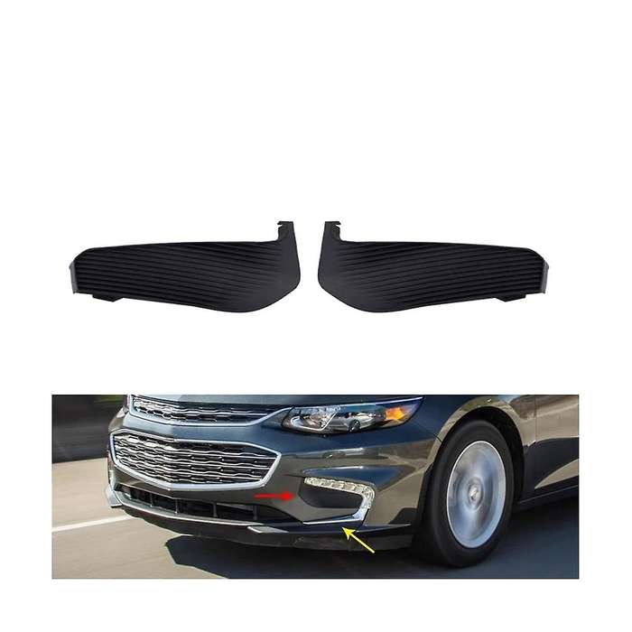 1 Pair Front Bumper Fog Light Cover for 2016-2018 Fog Lamp Grille Cover Car Styling