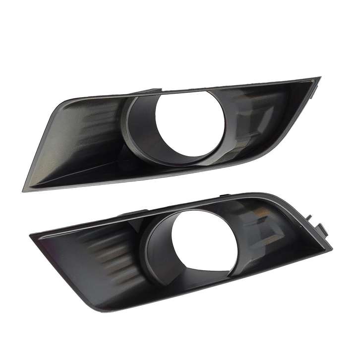 1 Pair Front Bumper Fog Light Frame Turning Signal Lamp Cover Daytime Running Light Cover for Picku