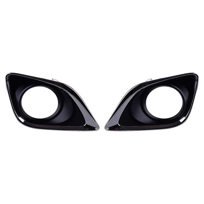 1 Pair Front Bumper Fog Light Lamp Cover Frame Fit for Venza 2013-2015