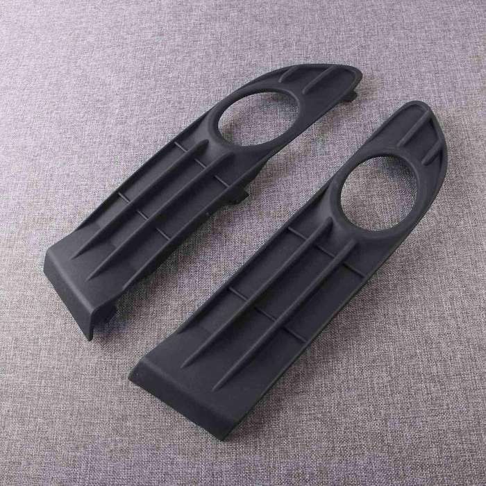 1 Pair Front Bumper Fog Light Lamp Grill Cover Trim Frame 30744919 30744920 for S40 2008 2009 2010 2