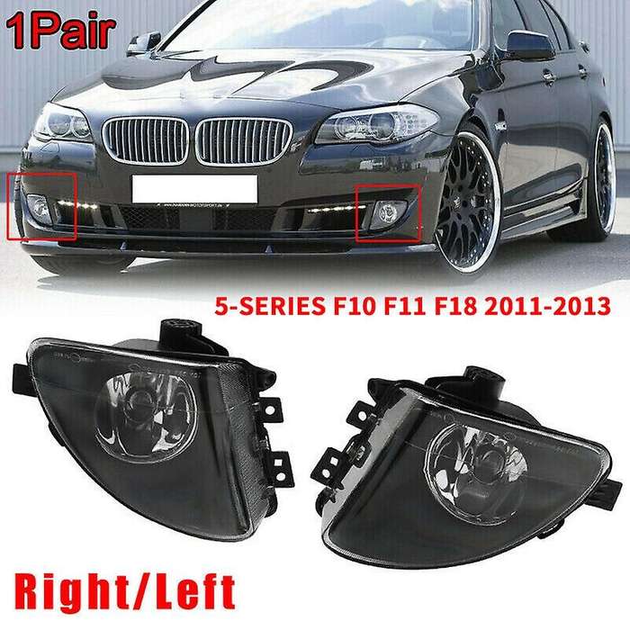 1 PAIR Front Fog Light Lamps for  5-Series F10 535I 550I 528I 2011-2013 63177216888 63177216887