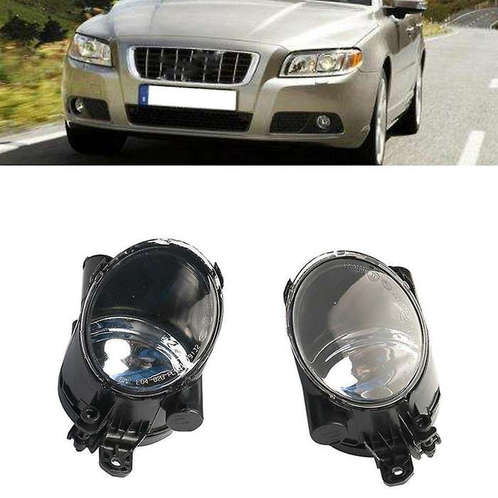 1 Pair Front Fog Light Lamp Foglight for S80 2007 2008 2009 2010 2011 2012 2013 V70 2008-2010 312131