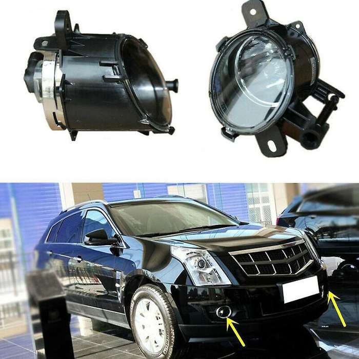 1 Pair Front Left Right Bumper Fog Light Fit for 2012-2015 for SRX 2010-2016 94708774