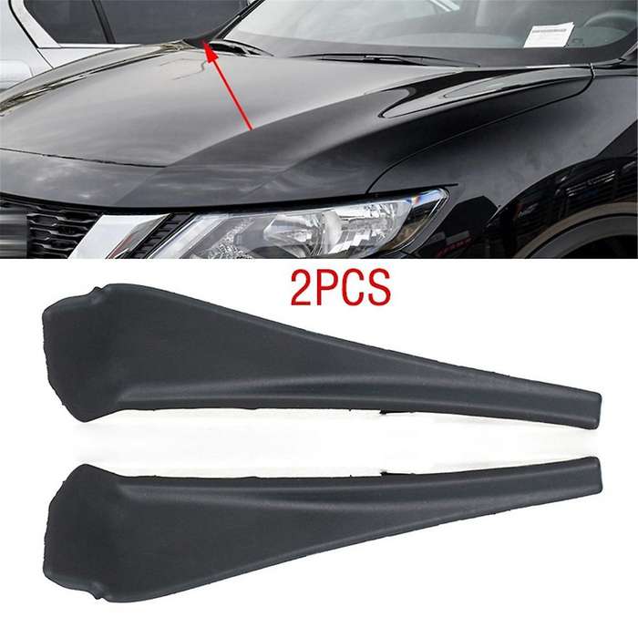 1 Pair Front Windshield Wiper Cowl Trim Cover Water Deflector Plate Neck Panel for Xtrail T32 Rogue