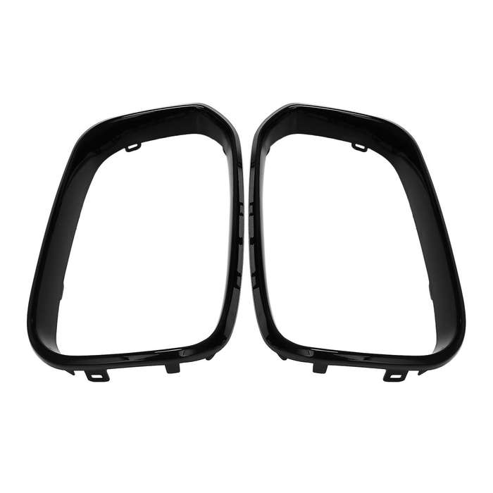 1 Pair Gloss Black Car Front Bumper Kidney Grille Frame Replacement for 1 Series F20 125I 135I 2015-