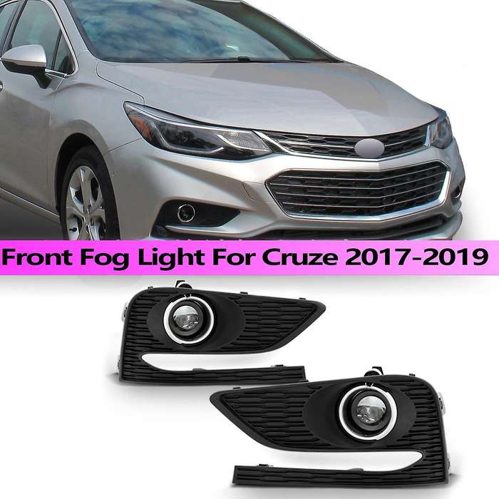 1 Pair LED Daytime Running Light Car Front Fog Light for 2017-2019