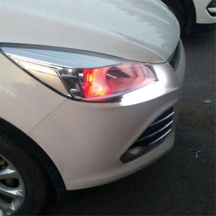 1 Pair LED DRL Daytime Running Lights with Turning Signal Lamps Waterproof for Kuga Escape 2013-2016