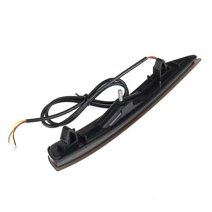 1 Pair LED Rear Bumper Reflector Tail Light for 2008-2019 Driving Brake Signal Fog Lamp Black Lens