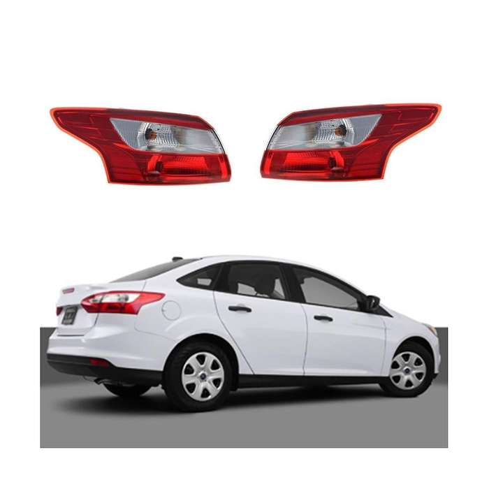 1 Pair Led Tail Light for 2012 2013 2014 Focus Trim Brake Light Left+right 44zh-2067b Bm51-13405