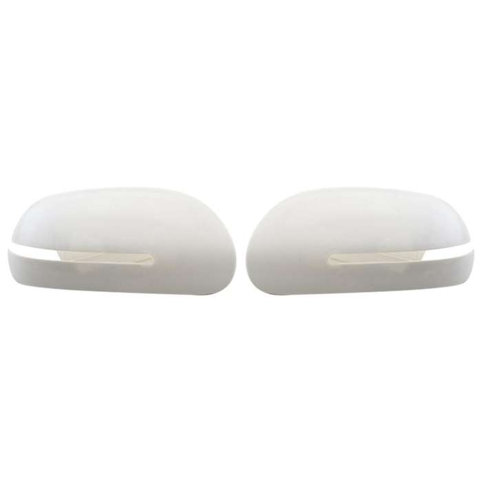 1 Pair Left & Right Side Door Mirror Cover Rearveiw Mirror Cap for Forte Cerato 2014-2016