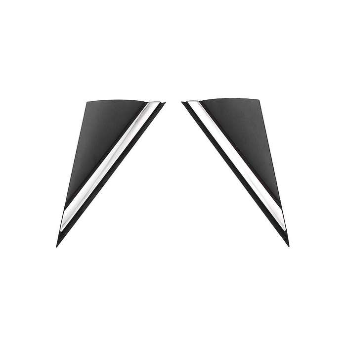1 Pair Left Right Pillar Corner Molding Chrome for 2015-2019 86180-c1000 86190-c1000