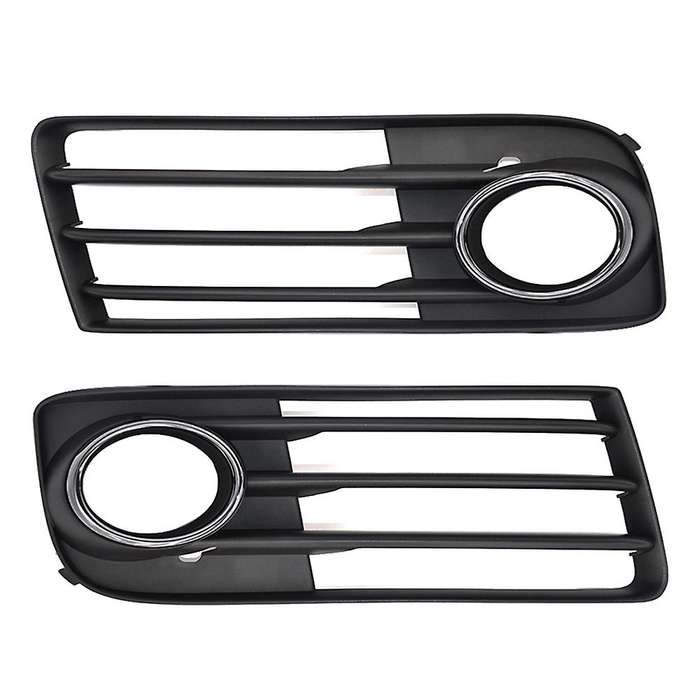 1 Pair Left+Right Air Guide Grille Black Glossy Matt Chrome Trim for TT 2011 2012 2013 2014 8J080768