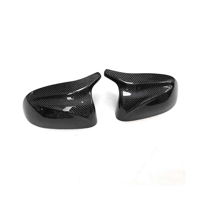 1 Pair New Bullhorn for X3 X4 X5 G01 G02 G05 2018-2019 Retrofit Carbon Fibre Mirror Housing