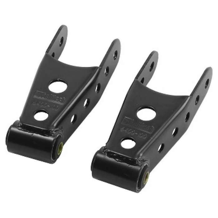 1 Pair of BEL6400 Rear Lowering Shackle Bracket Kit for and with 2inch Drop